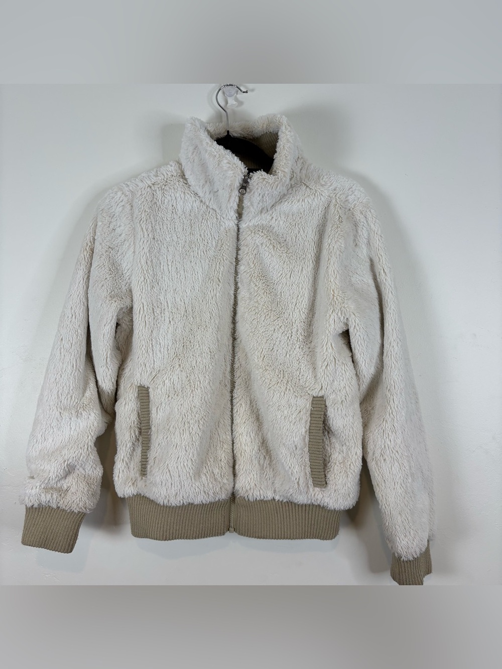 Patagonia Conejo Fleece Jacket Cream & Beige Size XS